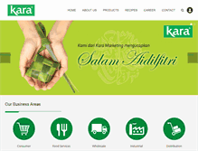 Tablet Screenshot of kara.com.my